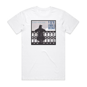 Kim Wilde View From A Bridge Album Cover T-Shirt White Kim Wilde View From A Bridge Album Cover T-Shirt White
