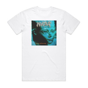 Korzus Mass Illusion Album Cover T-Shirt White Korzus Mass Illusion Album Cover T-Shirt White