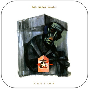Hot Water Music Caution Album Cover Sticker Hot Water Music Caution Album Cover Sticker