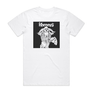 Khemmis Khemmis Album Cover T-Shirt White Khemmis Khemmis Album Cover T-Shirt White
