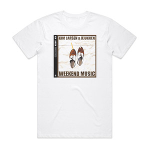 Kim Larsen and Kjukken Weekend Music Album Cover T-Shirt White