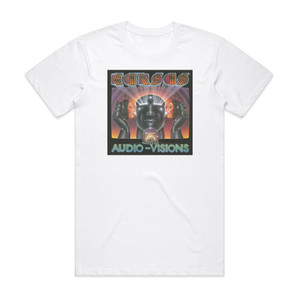 Kansas Audio Visions Album Cover T-Shirt White Kansas Audio Visions Album Cover T-Shirt White