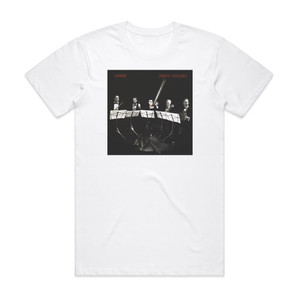 Kansas Drastic Measures Album Cover T-Shirt White Kansas Drastic Measures Album Cover T-Shirt White