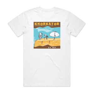 Knorkator Zu Alt Album Cover T-Shirt White Knorkator Zu Alt Album Cover T-Shirt White