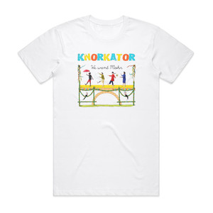 Knorkator We Want Mohr Album Cover T-Shirt White Knorkator We Want Mohr Album Cover T-Shirt White