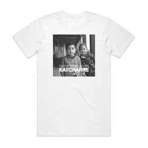 Katchafire On The Road Again Album Cover T-Shirt White Katchafire On The Road Again Album Cover T-Shirt White