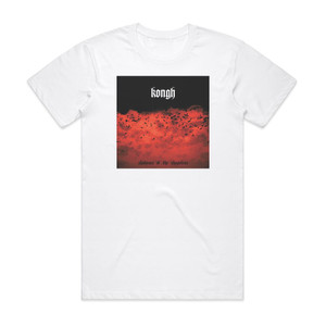 Kongh Shadows Of The Shapeless Album Cover T-Shirt White Kongh Shadows Of The Shapeless Album Cover T-Shirt White