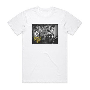 Koffin Kats Forever For Hire Album Cover T-Shirt White Koffin Kats Forever For Hire Album Cover T-Shirt White