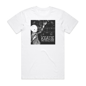 Keane Little Broken Words Album Cover T-Shirt White Keane Little Broken Words Album Cover T-Shirt White