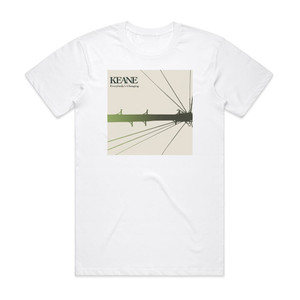 Keane Everybodys Changing Album Cover T-Shirt White