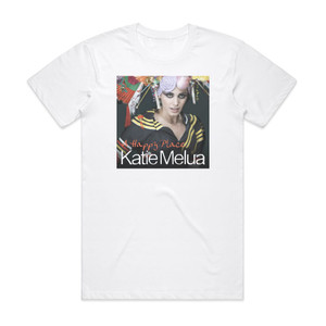 Katie Melua A Happy Place 1 Album Cover T-Shirt White Katie Melua A Happy Place 1 Album Cover T-Shirt White