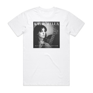 Katie Melua Ultimate Collection Album Cover T-Shirt White Katie Melua Ultimate Collection Album Cover T-Shirt White