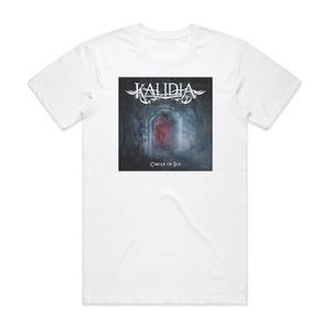 Kalidia Circle Of Six Album Cover T-Shirt White Kalidia Circle Of Six Album Cover T-Shirt White