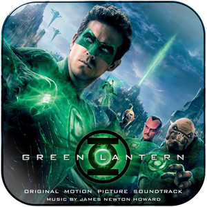 James Newton Howard Green Lantern Album Cover Sticker James Newton Howard Green Lantern Album Cover Sticker