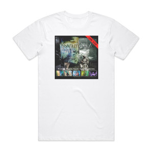 Knight Area Rising Signs From The Shadows Album Cover T-Shirt White Knight Area Rising Signs From The Shadows Album Cover T-Shirt White