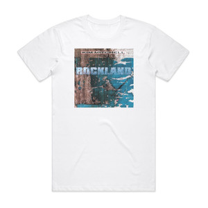 Kim Mitchell Rockland Album Cover T-Shirt White Kim Mitchell Rockland Album Cover T-Shirt White