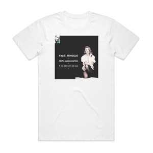 Keith Washington If You Were With Me Now Album Cover T-Shirt White Keith Washington If You Were With Me Now Album Cover T-Shirt White