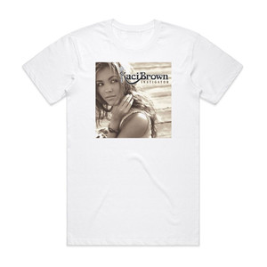 Kaci Brown Instigator Album Cover T-Shirt White