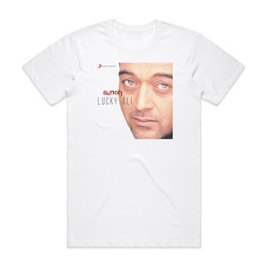 Lucky Ali Sunoh 1 Album Cover T-Shirt White Lucky Ali Sunoh 1 Album Cover T-Shirt White