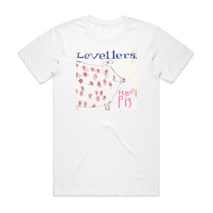 Levellers Hello Pig Album Cover T-Shirt White