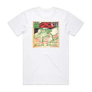 Levellers Green Blade Rising Album Cover T-Shirt White Levellers Green Blade Rising Album Cover T-Shirt White