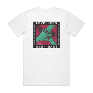 Levellers Static On The Airwaves Album Cover T-Shirt White Levellers Static On The Airwaves Album Cover T-Shirt White