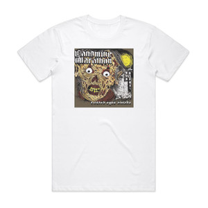 Landmine Marathon Rusted Eyes Awake Album Cover T-Shirt White Landmine Marathon Rusted Eyes Awake Album Cover T-Shirt White