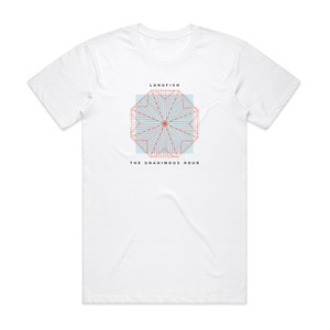 Lungfish The Unanimous Hour Album Cover T-Shirt White Lungfish The Unanimous Hour Album Cover T-Shirt White