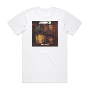 Laibach Let It Be Album Cover T-Shirt White Laibach Let It Be Album Cover T-Shirt White
