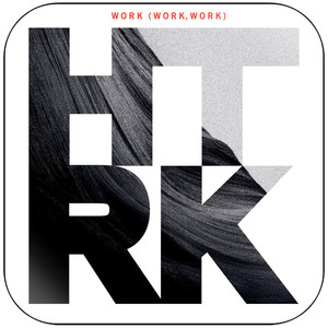 HTRK Work Work Work Album Cover Sticker