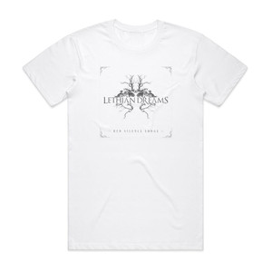 Lethian Dreams Red Silence Lodge Album Cover T-Shirt White