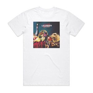 Leander Kills Luxusnyomor Album Cover T-Shirt White Leander Kills Luxusnyomor Album Cover T-Shirt White