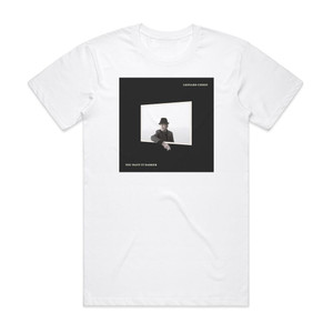Leonard Cohen You Want It Darker Album Cover T-Shirt White Leonard Cohen You Want It Darker Album Cover T-Shirt White