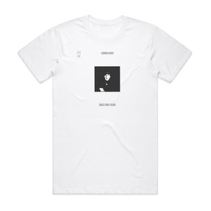 Leonard Cohen Songs From A Room Album Cover T-Shirt White Leonard Cohen Songs From A Room Album Cover T-Shirt White