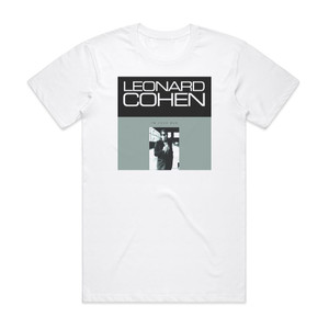 Leonard Cohen Im Your Man 1 Album Cover T-Shirt White Leonard Cohen Im Your Man 1 Album Cover T-Shirt White