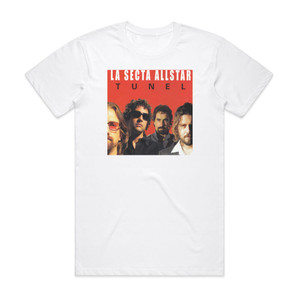 La Secta Tnel Album Cover T-Shirt White La Secta Tnel Album Cover T-Shirt White