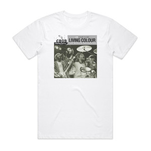Living Colour Cbgb Omfug Masters August 19 2005 The Bowery Collection 1 Album Cover T-Shirt White Living Colour Cbgb Omfug Masters August 19 2005 The Bowery Collection 1 Album Cover T-Shirt White
