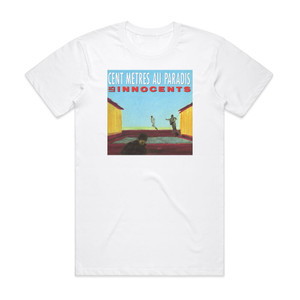 Les Innocents Cent Mtres Au Paradis Album Cover T-Shirt White Les Innocents Cent Mtres Au Paradis Album Cover T-Shirt White