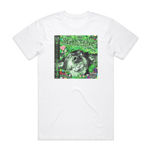 lil aaron Year Of The Dog Album Cover T-Shirt White lil aaron Year Of The Dog Album Cover T-Shirt White