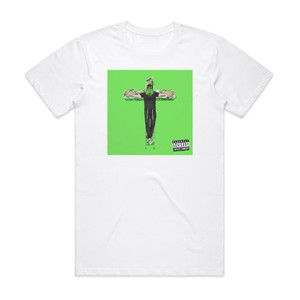 lil aaron Gloing Pain Album Cover T-Shirt White lil aaron Gloing Pain Album Cover T-Shirt White