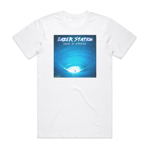 Lazer Station Chaos Of Hyperion Album Cover T-Shirt White Lazer Station Chaos Of Hyperion Album Cover T-Shirt White