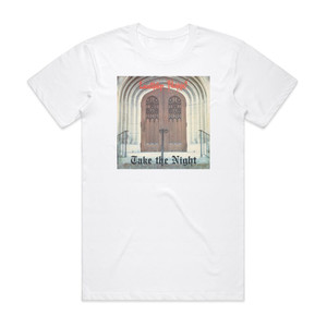 Leather Nunn Take The Night Album Cover T-Shirt White Leather Nunn Take The Night Album Cover T-Shirt White