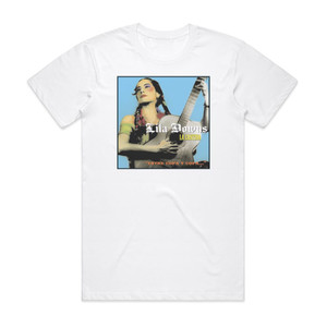 Lila Downs La Cantina Entre Copa Y Copa Album Cover T-Shirt White Lila Downs La Cantina Entre Copa Y Copa Album Cover T-Shirt White
