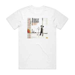Love of Lesbian Maniobras De Escapismo Album Cover T-Shirt White Love of Lesbian Maniobras De Escapismo Album Cover T-Shirt White