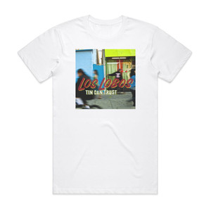 Los Lobos Tin Can Trust Album Cover T-Shirt White