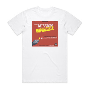 Lalo Schifrin Music From Mission Impossible Album Cover T-Shirt White Lalo Schifrin Music From Mission Impossible Album Cover T-Shirt White
