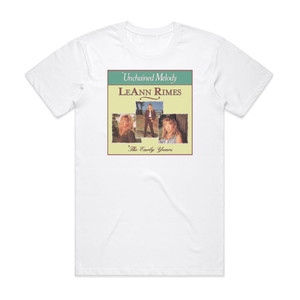 LeAnn Rimes Unchained Melody The Early Years Album Cover T-Shirt White LeAnn Rimes Unchained Melody The Early Years Album Cover T-Shirt White