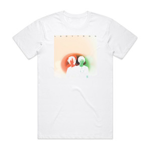 Ladytron Best Of Remixes Album Cover T-Shirt White Ladytron Best Of Remixes Album Cover T-Shirt White