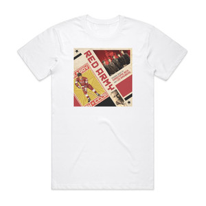 Leo Birenberg Red Army Album Cover T-Shirt White Leo Birenberg Red Army Album Cover T-Shirt White