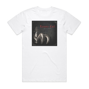 Lacuna Coil Die Rise Album Cover T-Shirt White Lacuna Coil Die Rise Album Cover T-Shirt White